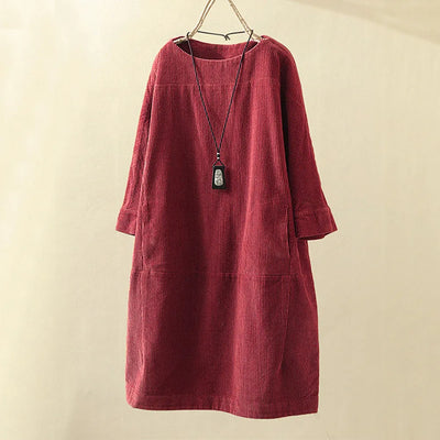 Elyse™ - Comfortable Round Neck Dress