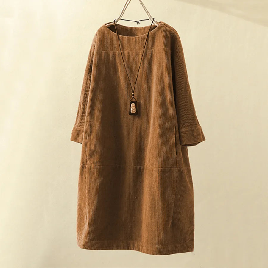 Elyse™ - Comfortable Round Neck Dress