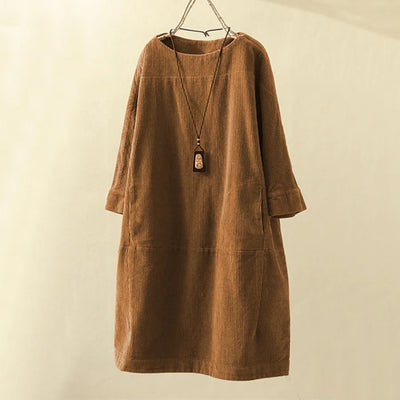 Elyse™ - Comfortable Round Neck Dress