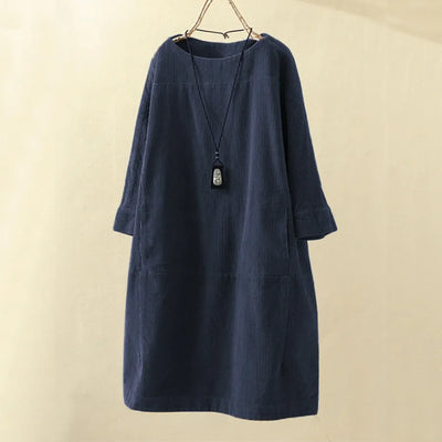 Elyse™ - Comfortable Round Neck Dress