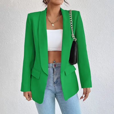 Melanie™ - Stilvoller Blazer Smaragdgrün / S