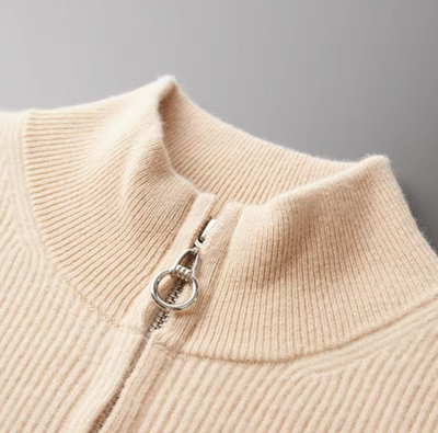 CIÉLO Merino Elevated Zipped Cardigan