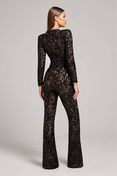 Féline™ - Elegant lace jumpsuit