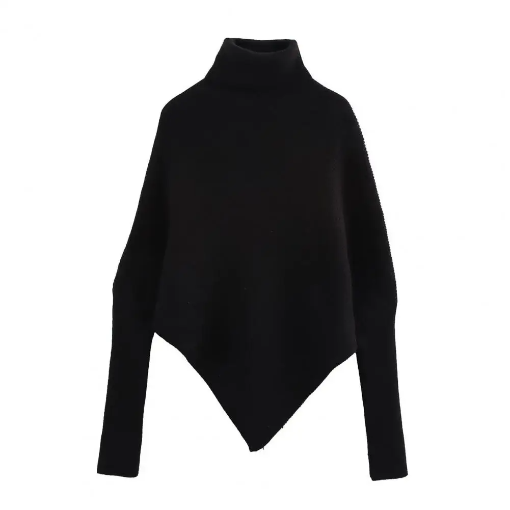 Amaya™ - Asymmetric turtleneck jumper